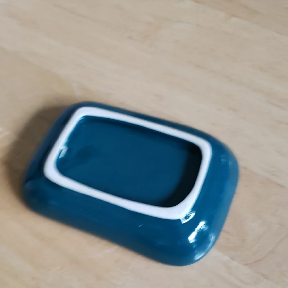 Teal Green Bathroom Soap Dish